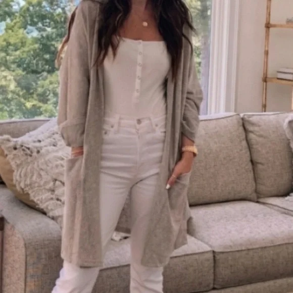 NWT DONNI Sandwash Cardigan - Picture 3 of 10